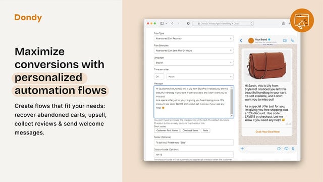 Dondy: WhatsApp Marketing+Chat