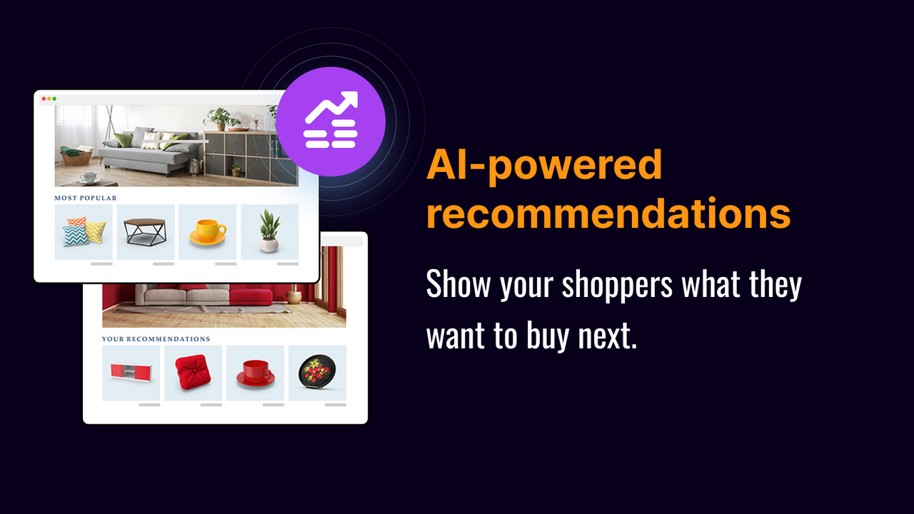 AI-powered recommendations - personalize your bundle products