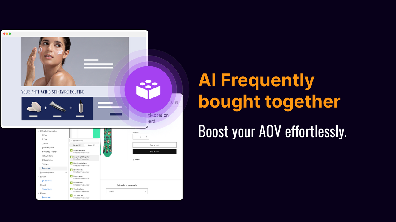 AI Frequently bought together - conversion rate optimization