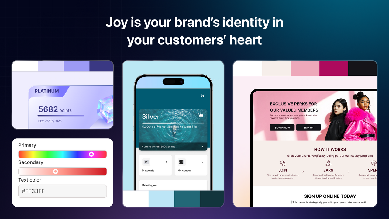 Joy is your brand’s identity in your customers’ heart. referrals