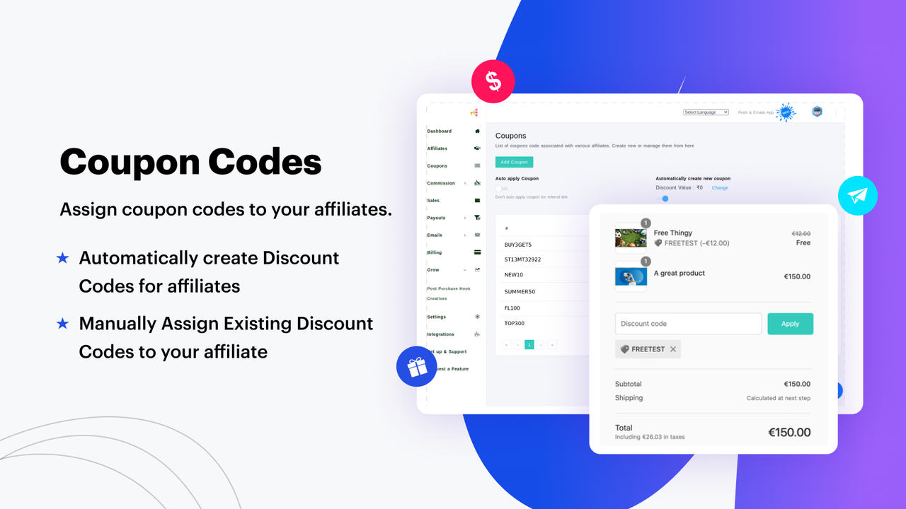 Coupon Codes