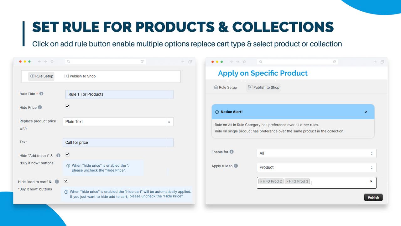 Attach Multiple Products to each Rule