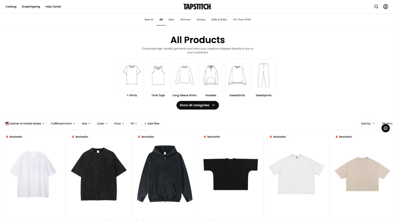 Tapstitch: POD & Dropshipping