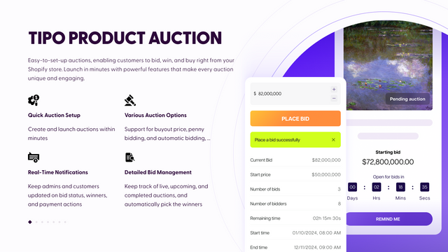 Tipo Product Auction