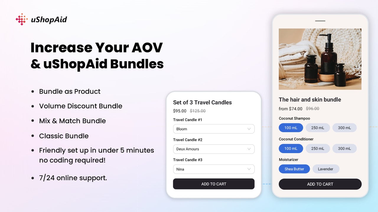 uShopAid ‑ Easy Bundle Builder