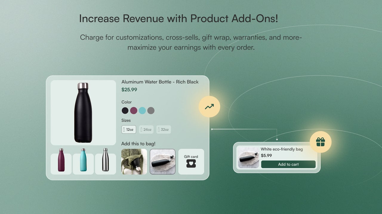 Increase Revenue with product add-ons