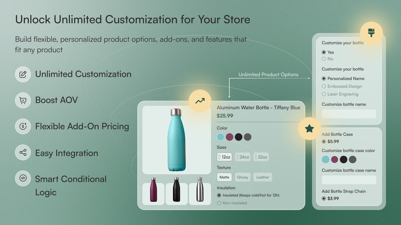 SC Product Options - Unlimited Customization for Your Store