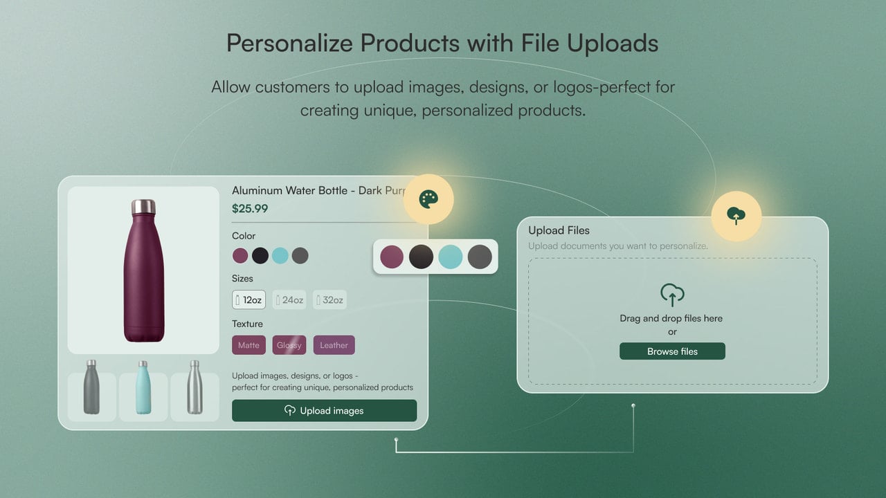 Personalize Products With File Uploads