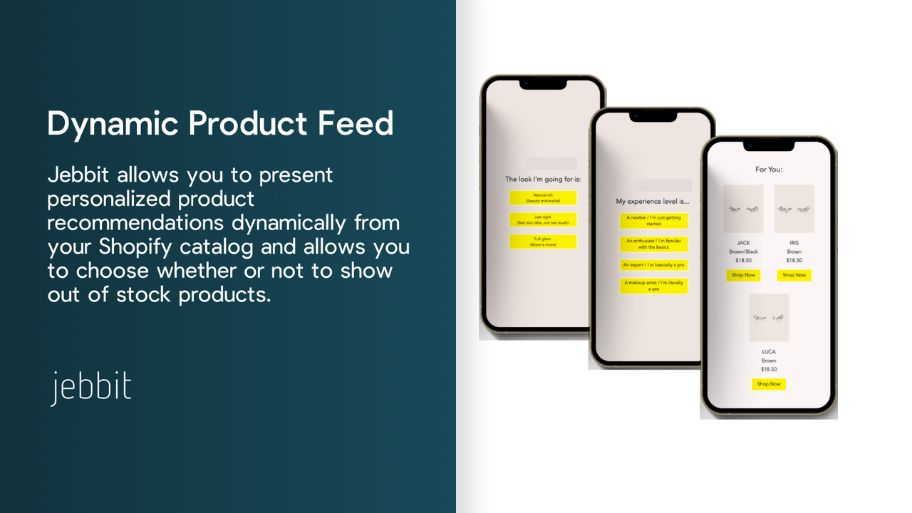 Full control of your product catalogue