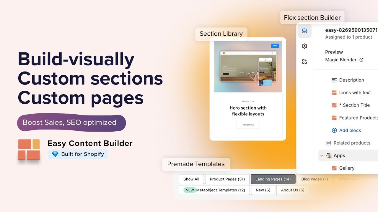 Posstack Easy Content Builder