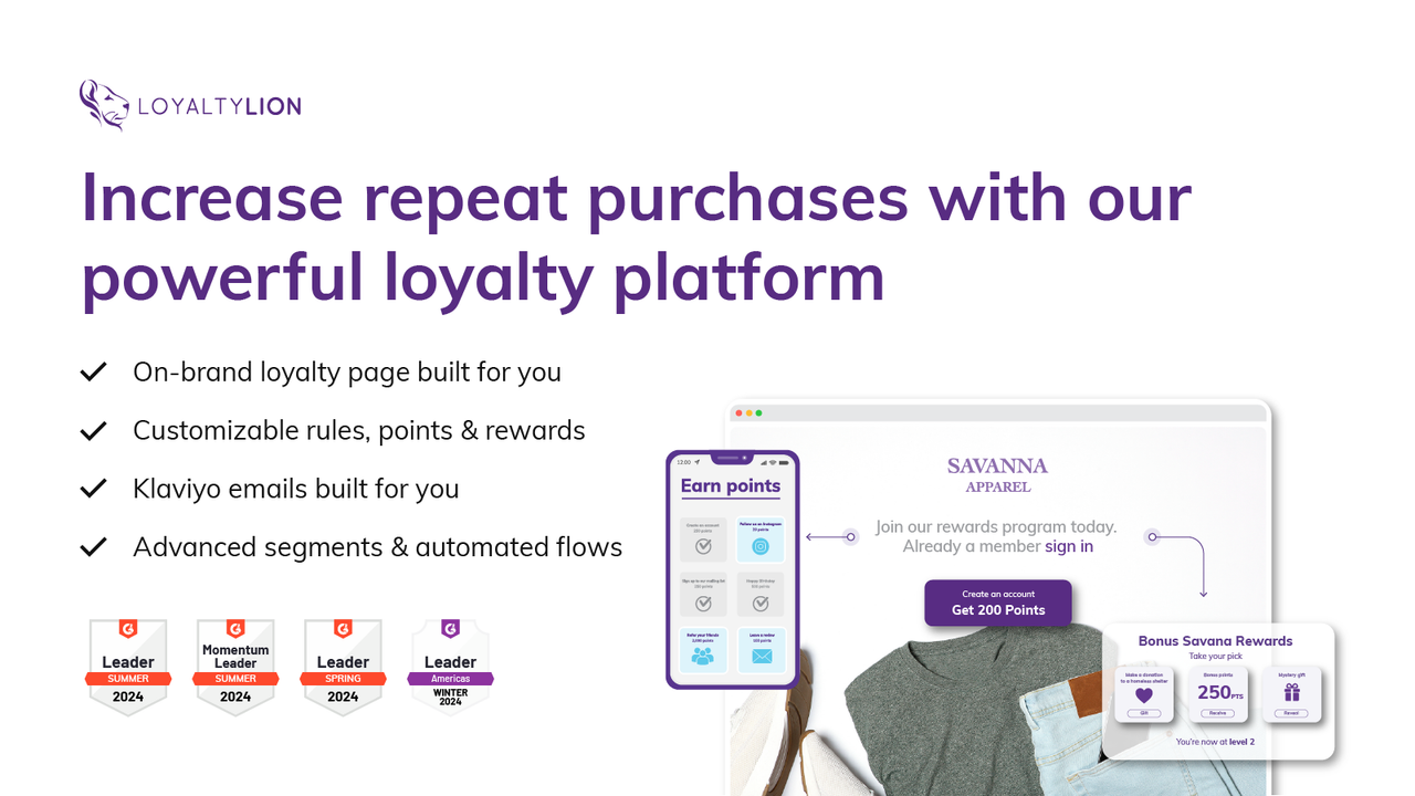 LoyaltyLion Rewards & Referral