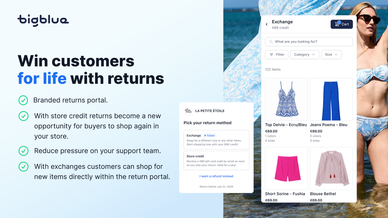 Win customers for lif with returns