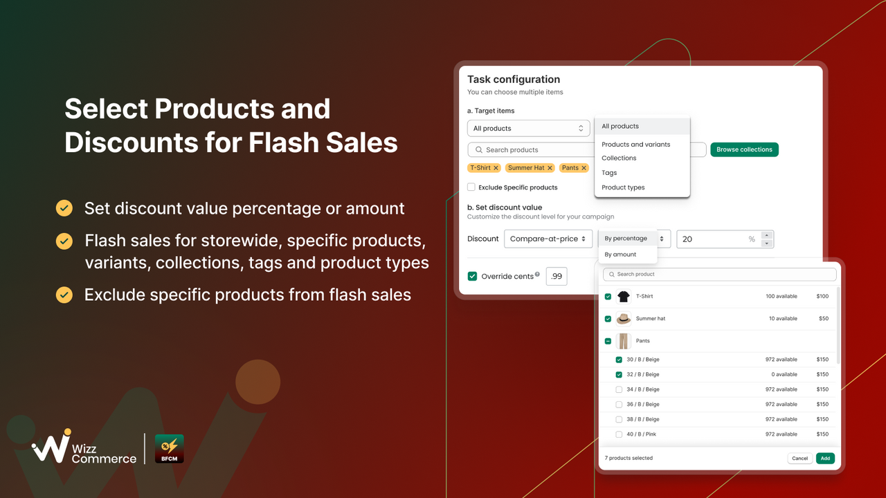 Run quick and better promotion with flash sale setting