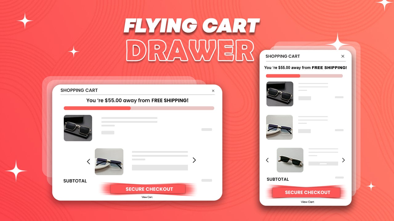 Flying Cart‑ Slide Cart Drawer