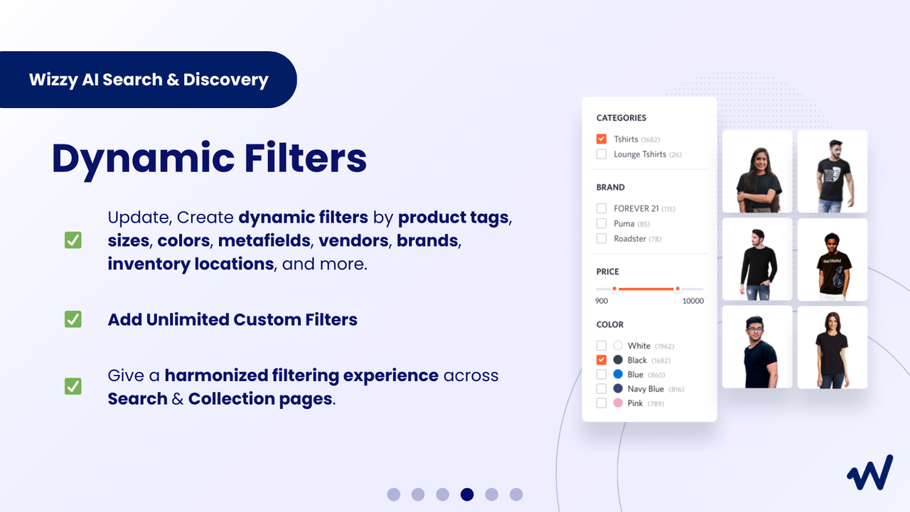 Dynamic & Custom Filter Trees on Search & Collection Page