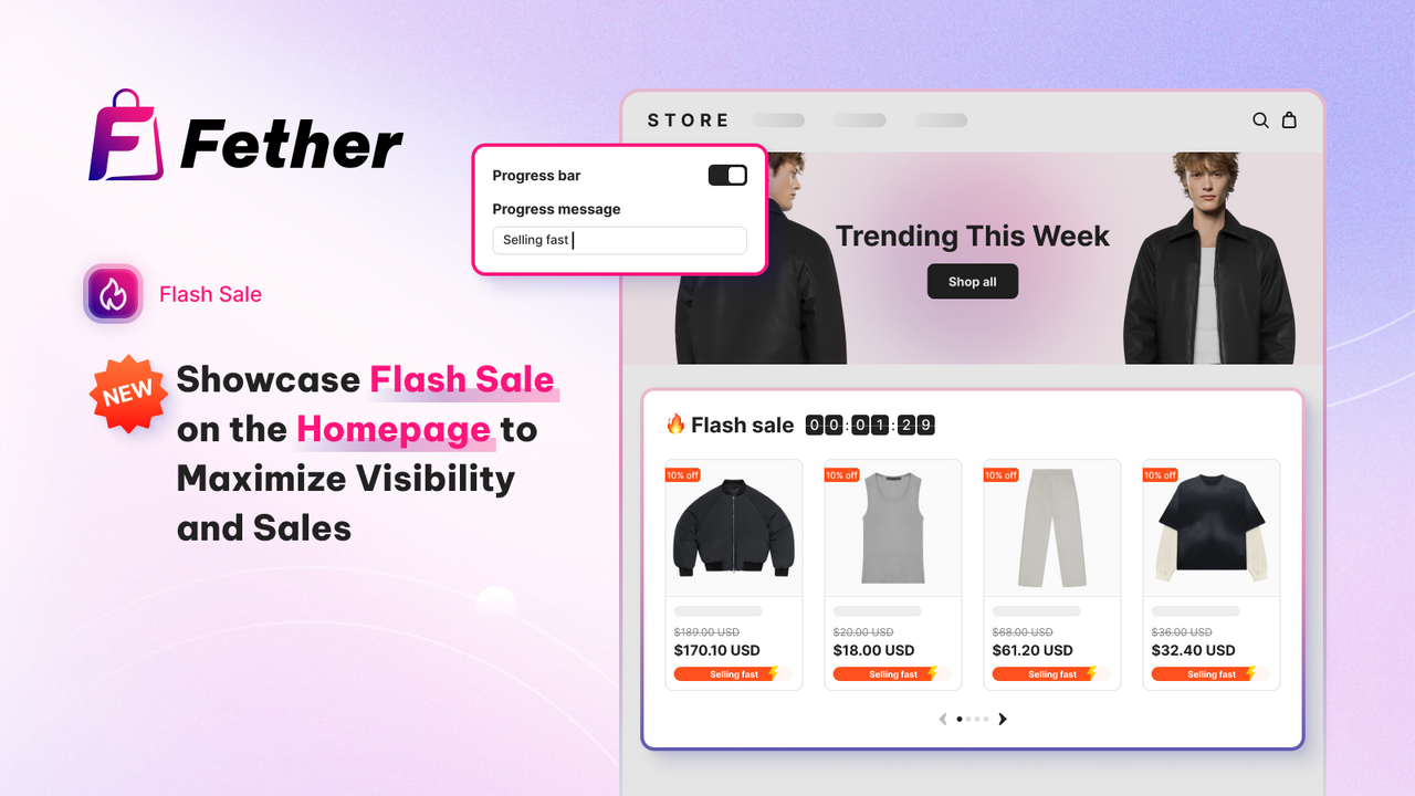 Flash Sale on Homepage to Maximize Visibility and Sales