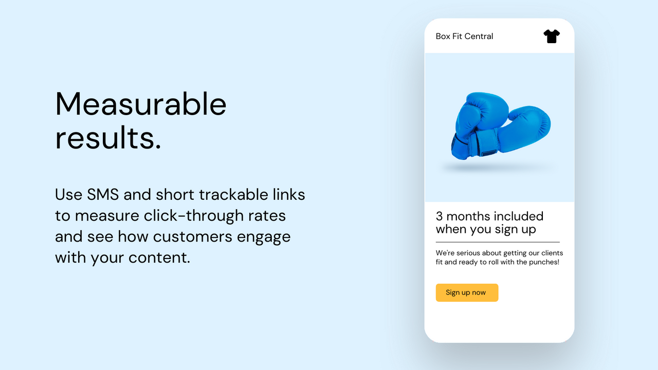 Track marketing results & measure ROI with short trackable links