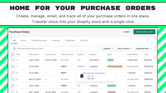 Auto Purchase Orders