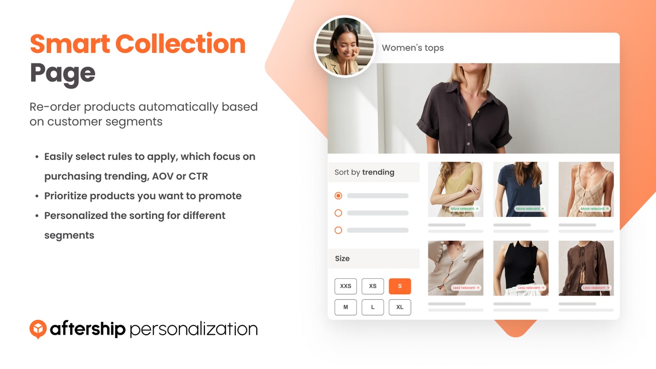 Smart collection page