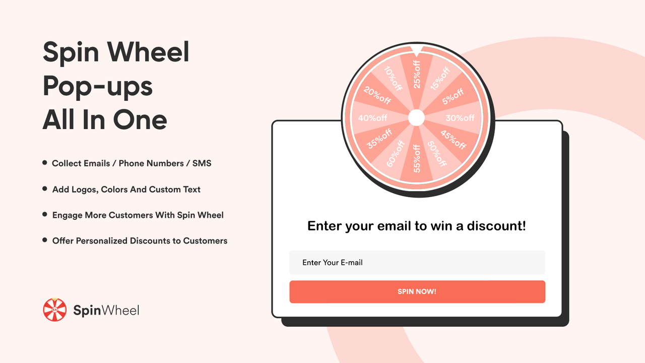 Spin Wheel Email Popups • EA