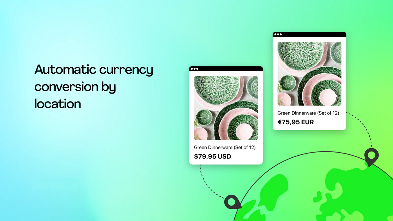 Automatic currency conversion by location