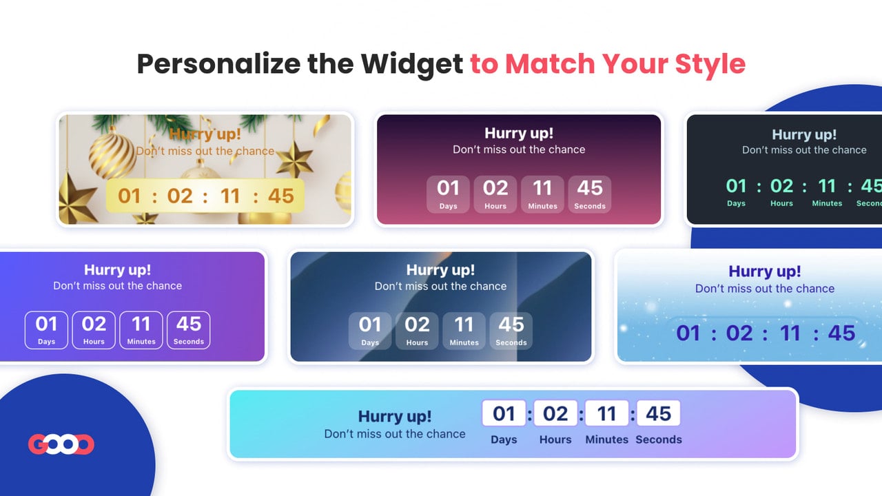 High-converting pre-made countdown templates