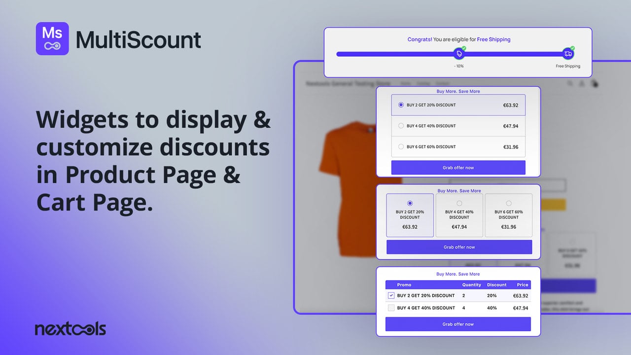 multiscount: stackable and tiered discount