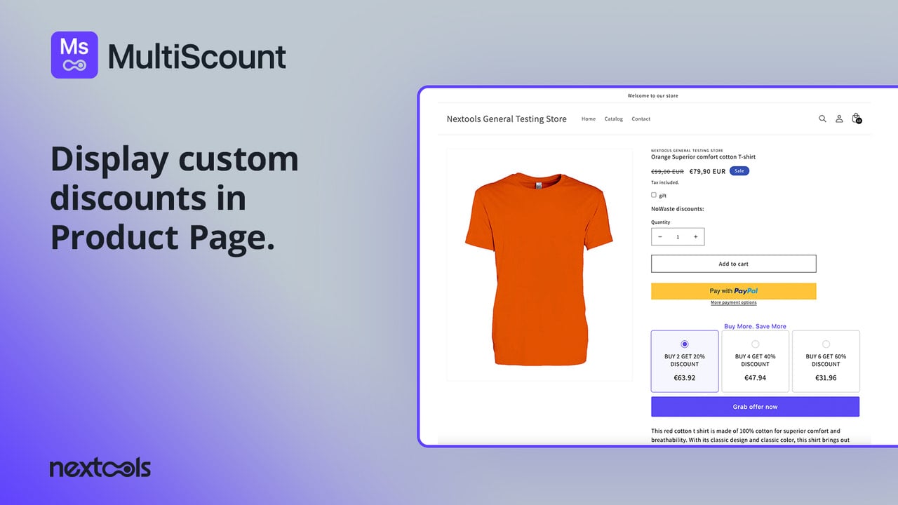 multiscount: customize banner discount