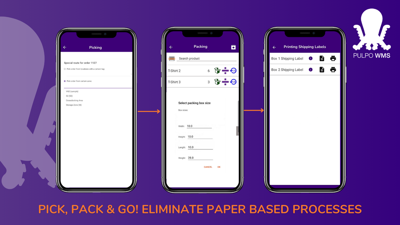 Shopify WMS Mobile App for Inventory Management