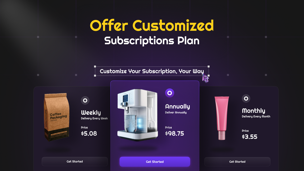 Customized Subscription Plans