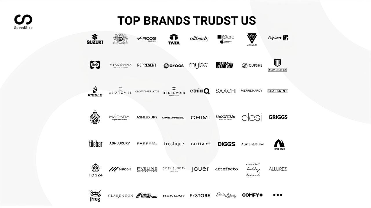 Top Brands Trust SpeedSize. Contact us now to learn more!