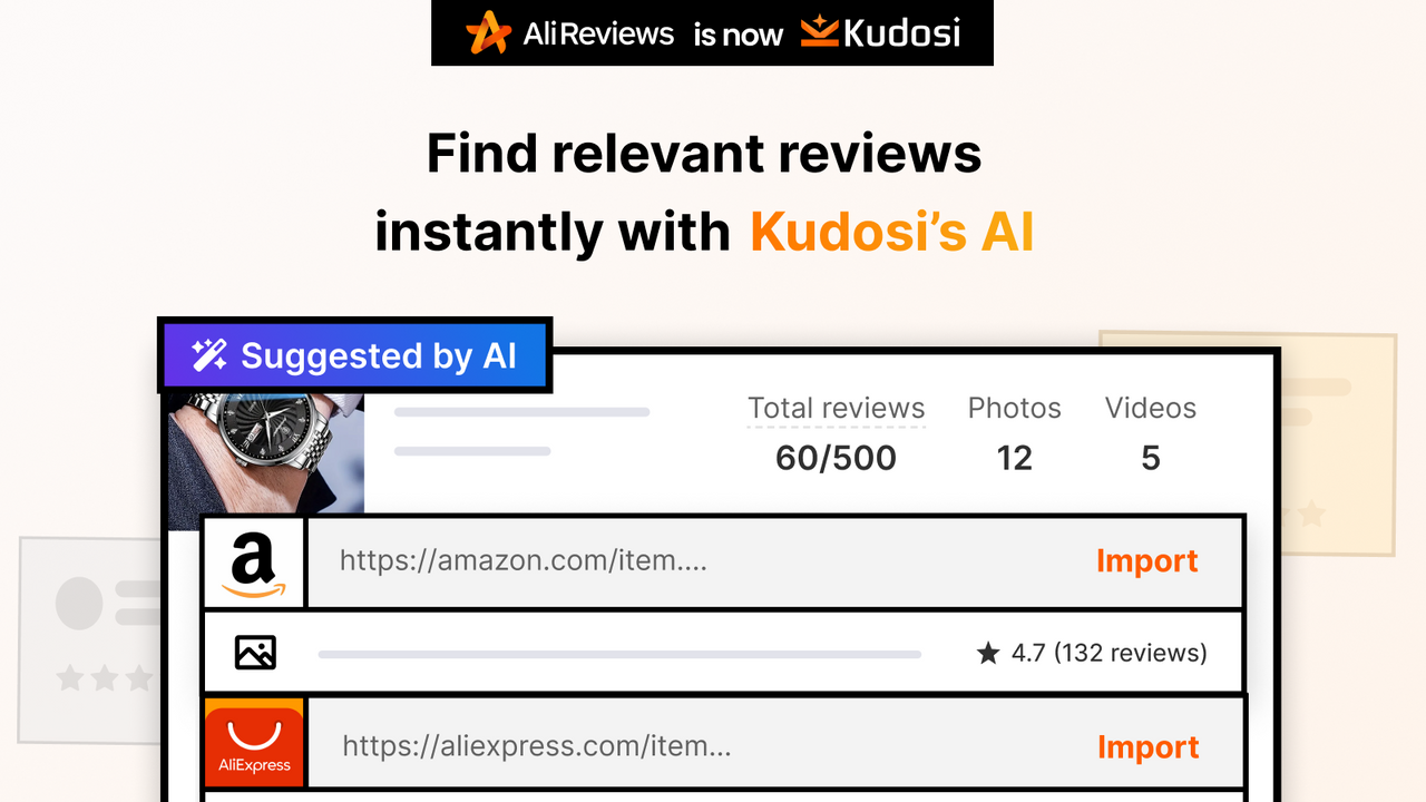 kudosi ali reviews find product reviews with AI from AliExpress