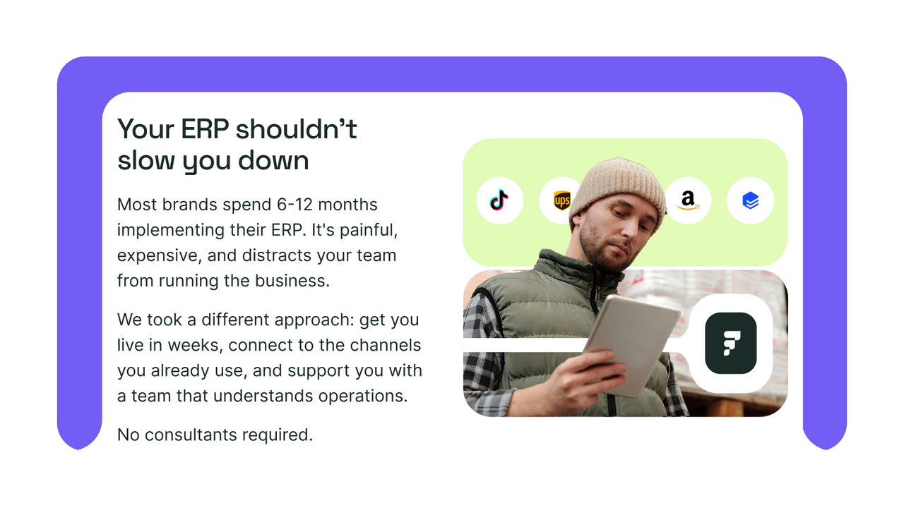 Your ERP shouldn't slow you down