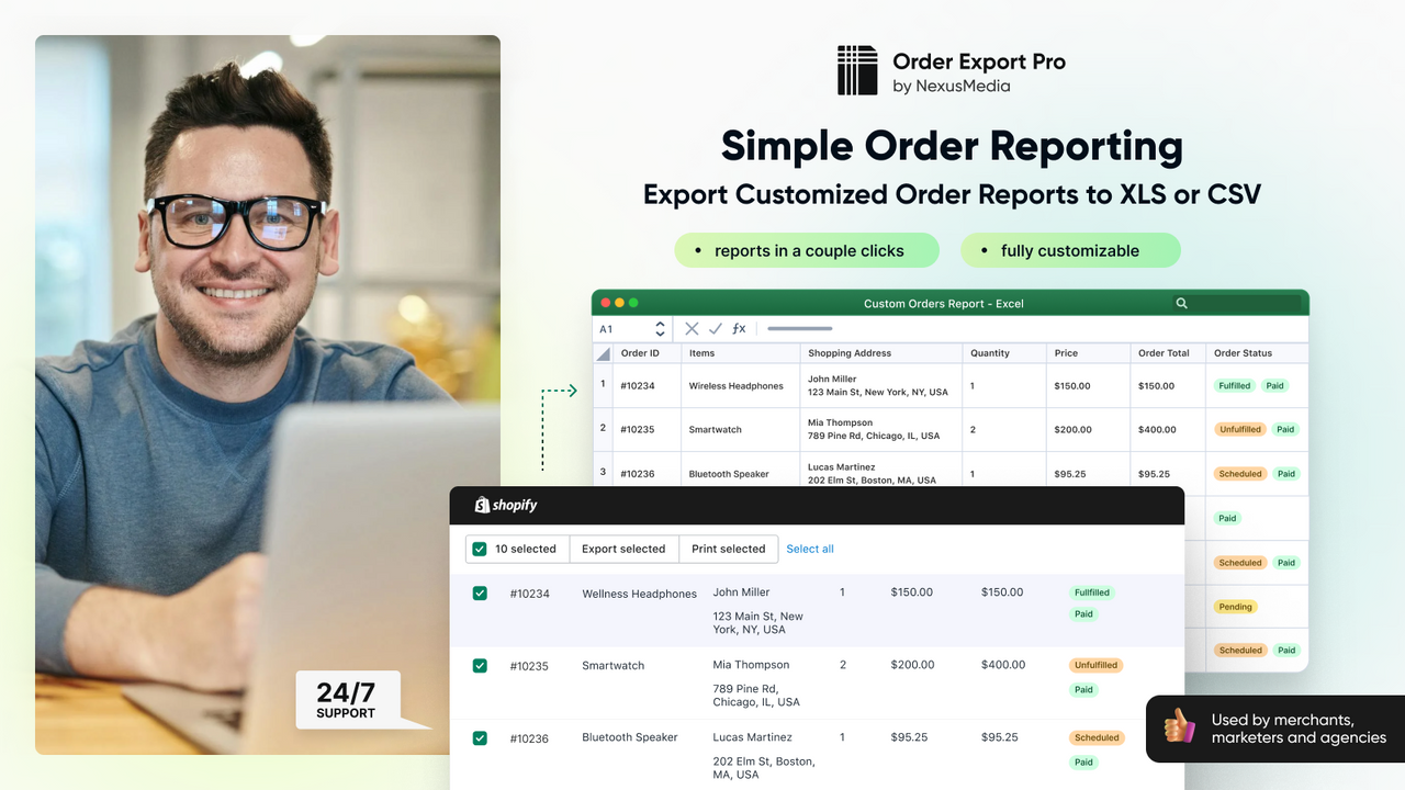 Order Export Pro: Order Report