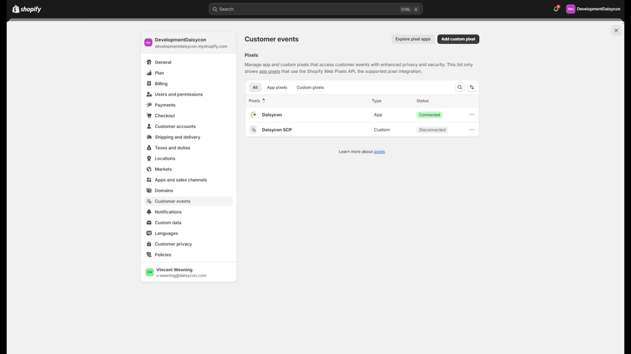 Daisycon Shopify App screenshot 2