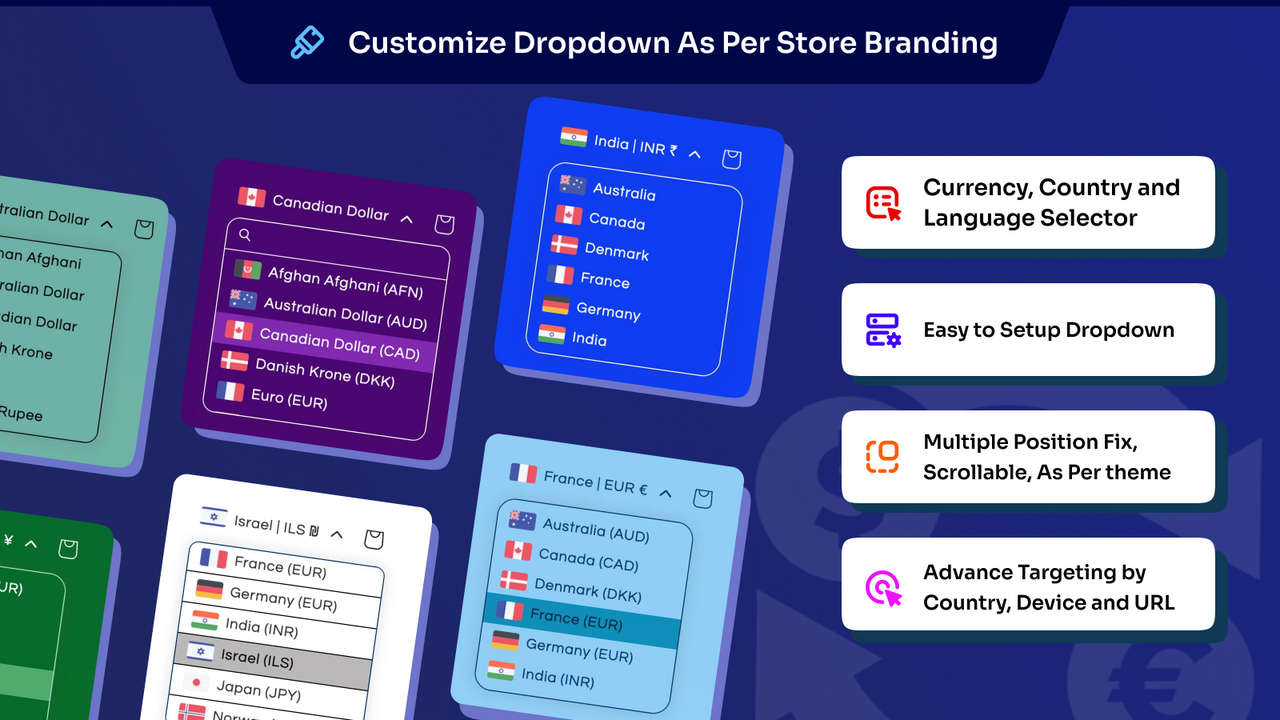 Customize Dropdown As Per Store Branding