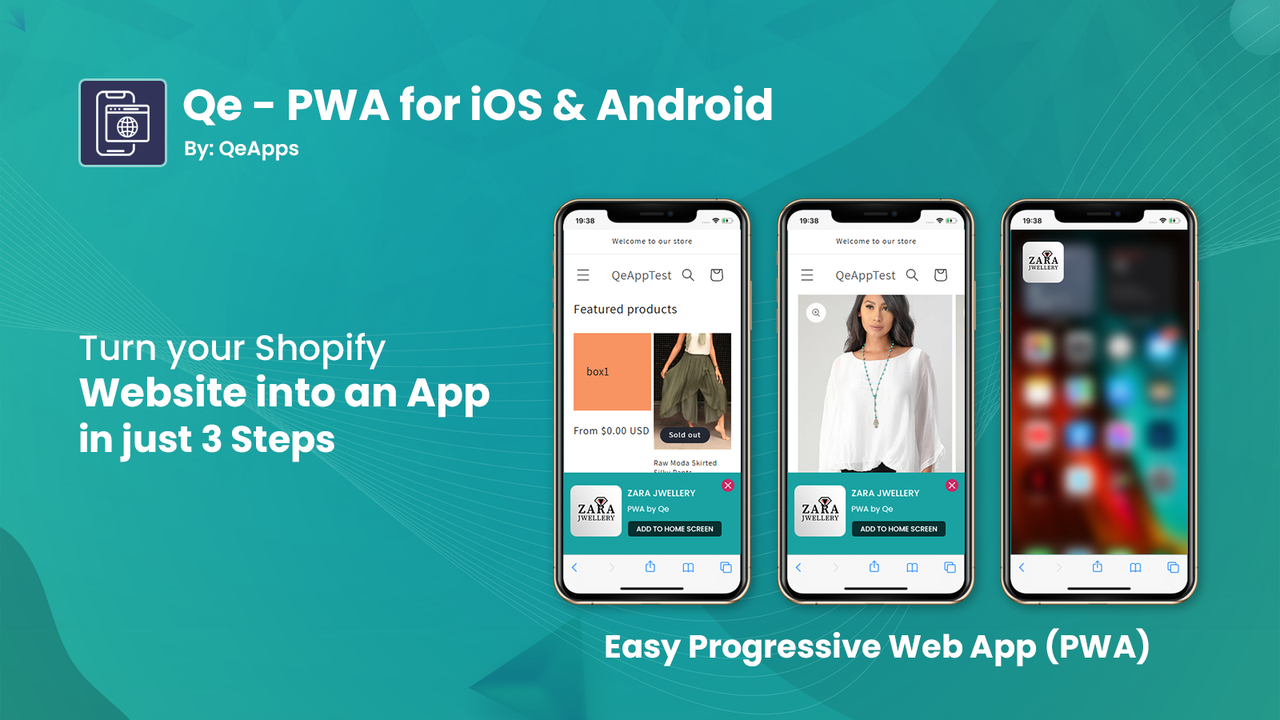 Qe: PWA for iOS & Android