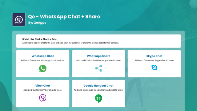 Qe WhatsApp Chat + Share