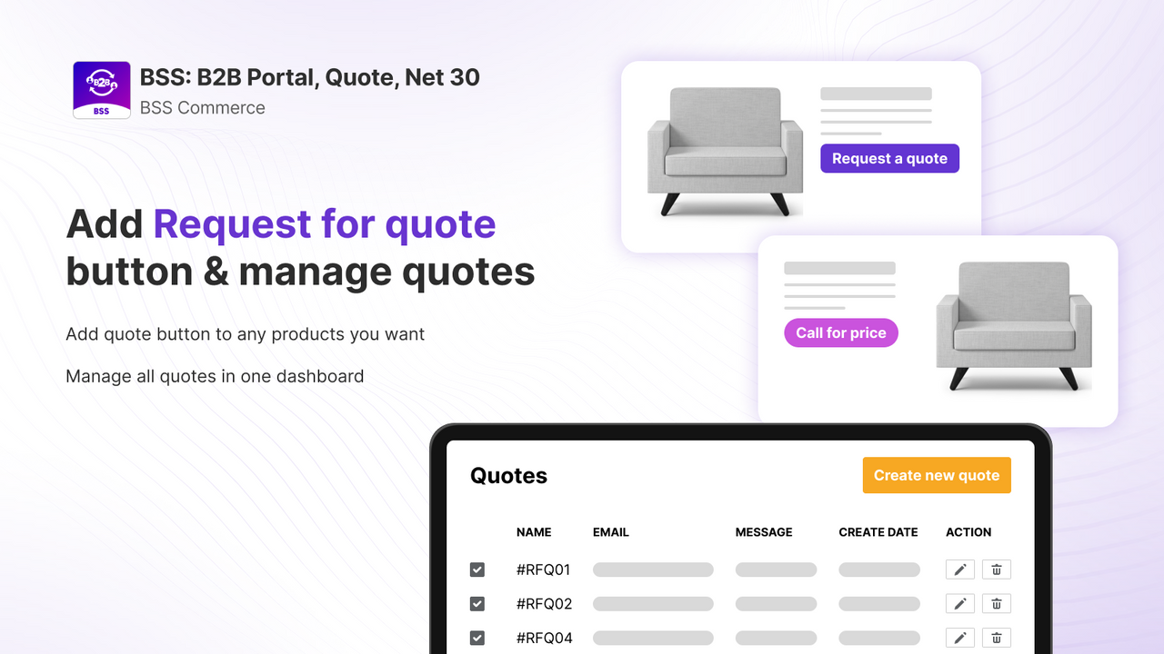 Request for quote or multiple quotes to negotiate for best price