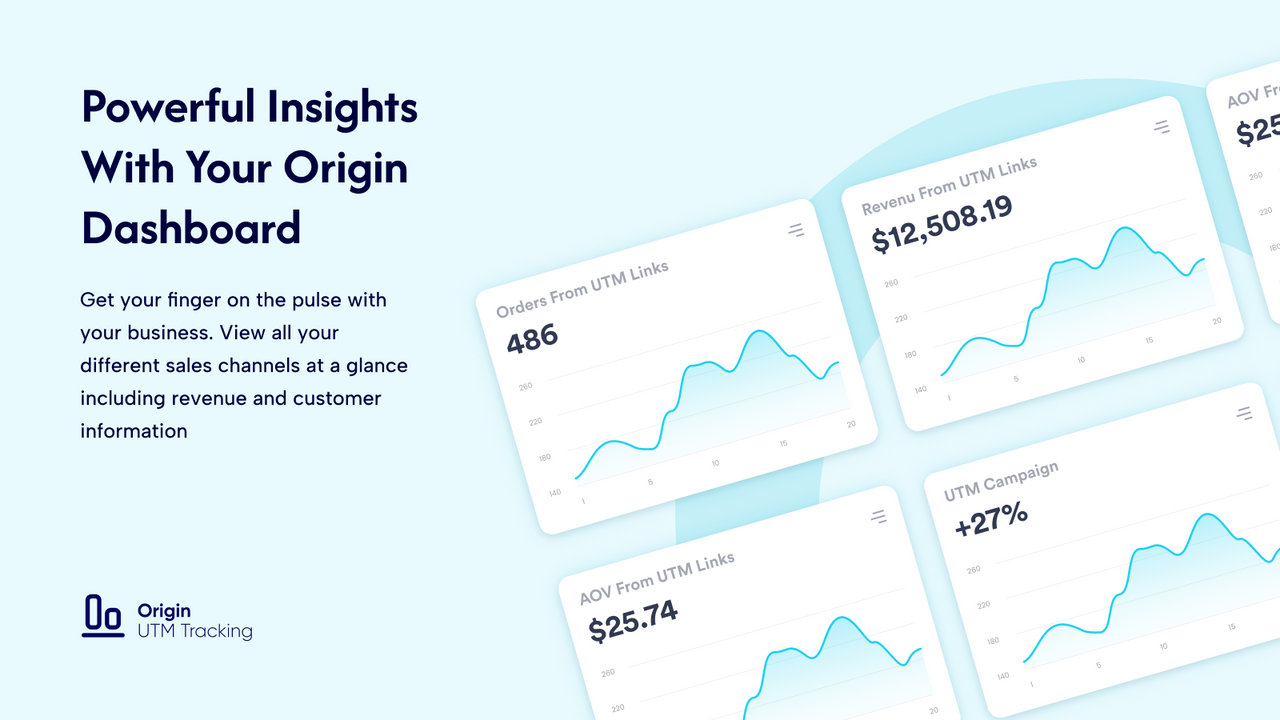 Powerful insights with your Origin dashboard