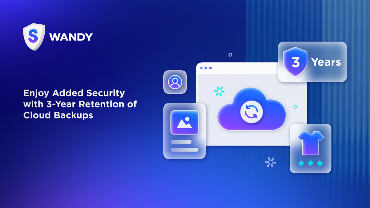Enjoy Added Security with 3-Year Retention of Cloud Backups