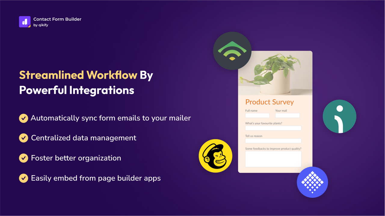 Streamlined workflow by advanced integrations