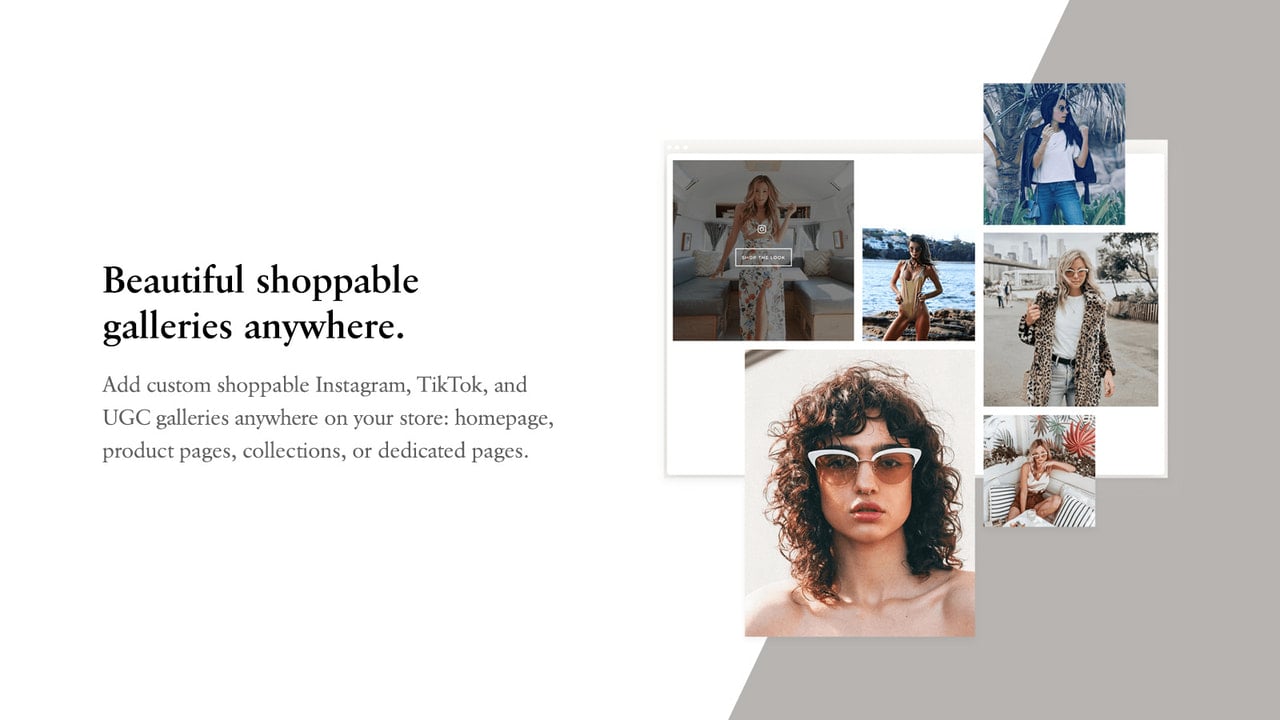 Shop shoppable instagram and ugc with foursixty