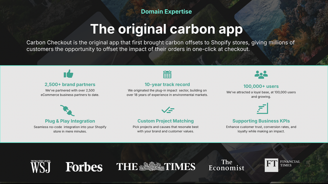 The original carbon offset app