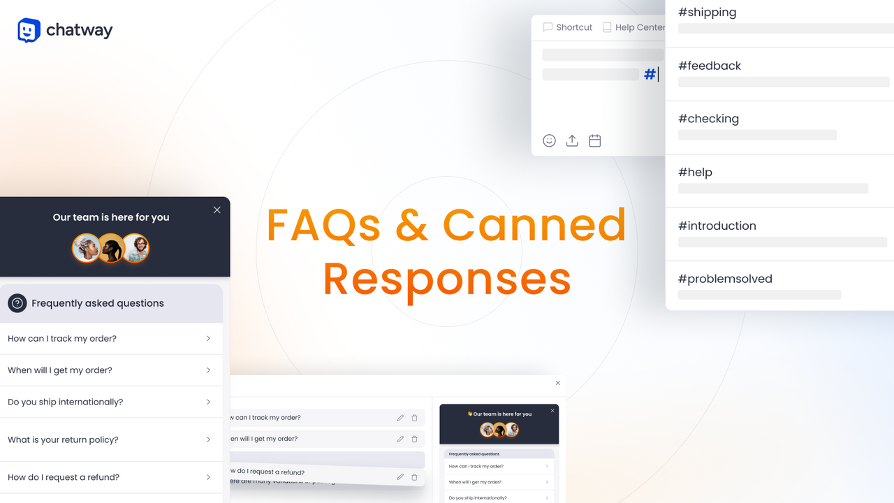 Canned responses & FAQ for better live chat inbox customer care