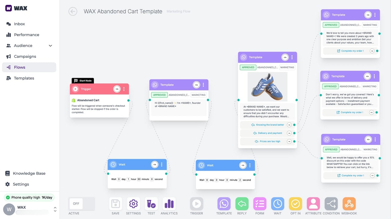 Create conversational flows