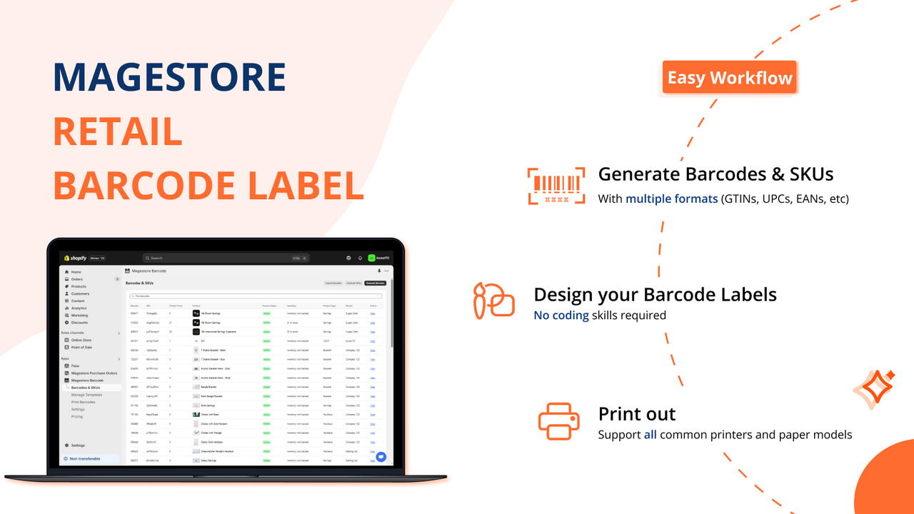 Magestore Retail Barcode Label