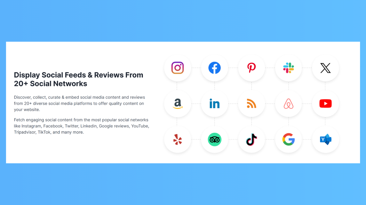 20+ social and review network