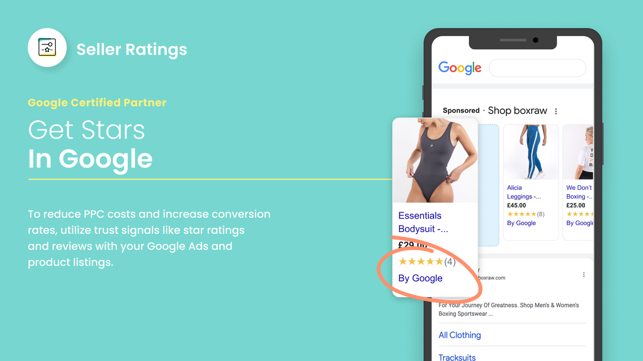 Get Google Seller Rating with Reviews.io