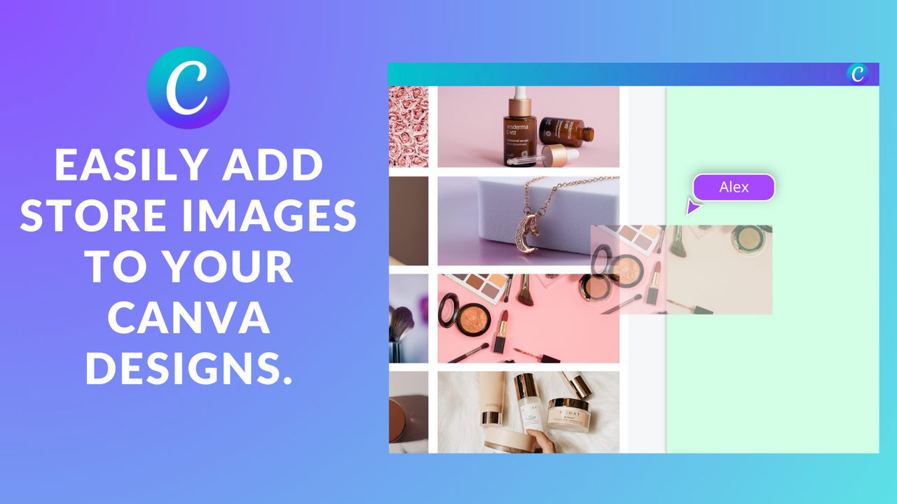 Find & Add Product Images in Canva.